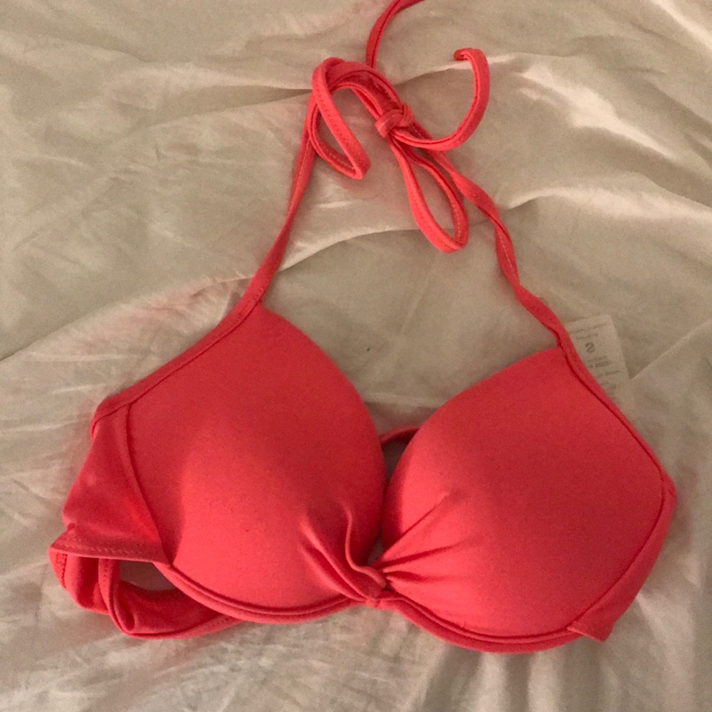 Coral Bikini Top
